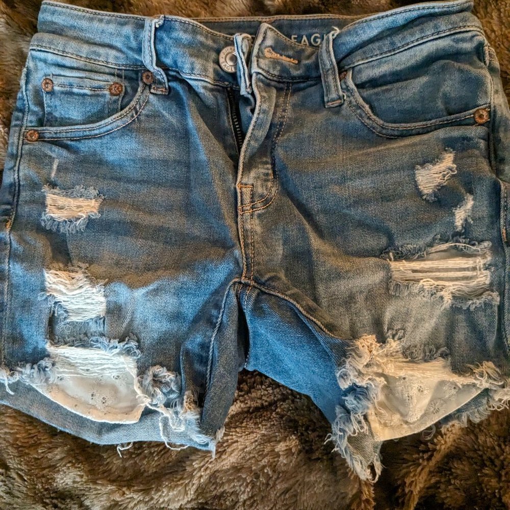 American Eagle Frayed Shorts